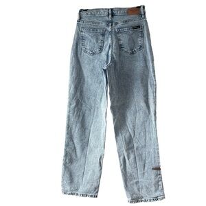 CALVIN KLEIN JEANS HIGH RISE 90'S FIT LIGHT WASH DENIM JEANS WOMAN 26